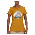 thumbnail image 2 of Wild Bobby, Mermazing Mermicorn Cute Gift Women Girls, Streetwear, Womens Graphic Tees, Gold, 3XL, 2 of 3