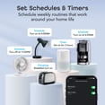 thumbnail image 4 of Geeni Dot Smart Plug, 2.4GHz Wi-Fi Plug, Smart Outlet with Alexa & Google Assistant, Scheduling, Timer & Energy Monitoring - 2-Pack, 4 of 9