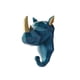 thumbnail image 1 of Inteprter Colgador con forma de animal, Color sólido, dibujo decorativo, sin perforaciones, autoadhesivo, montado en la pared, llave para Decoración del hogar Azul Tipo 4, 1 of 6