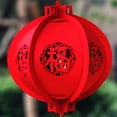 thumbnail image 5 of Yesbay 25/30cm Good Luck Red Lantern Chinese New Year Spring Festival Celebration Decor 30cm, 5 of 8