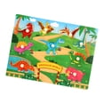thumbnail image 3 of Rompecabezas de madera con animales de juguete Montessori, coordinación mano-ojo, rompecabezas de dibujos animados mundo de los dinosaurios, 3 of 9