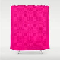 Shower Curtain Liner Magenta Machine Washable  Vinyl Magnetized