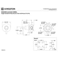 thumbnail image 2 of Kingston Brass KS4032DKL Kaiser Single-Handle Six-Way Diverter Valve with Round Trim Kit in Polished Brass, 2 of 5