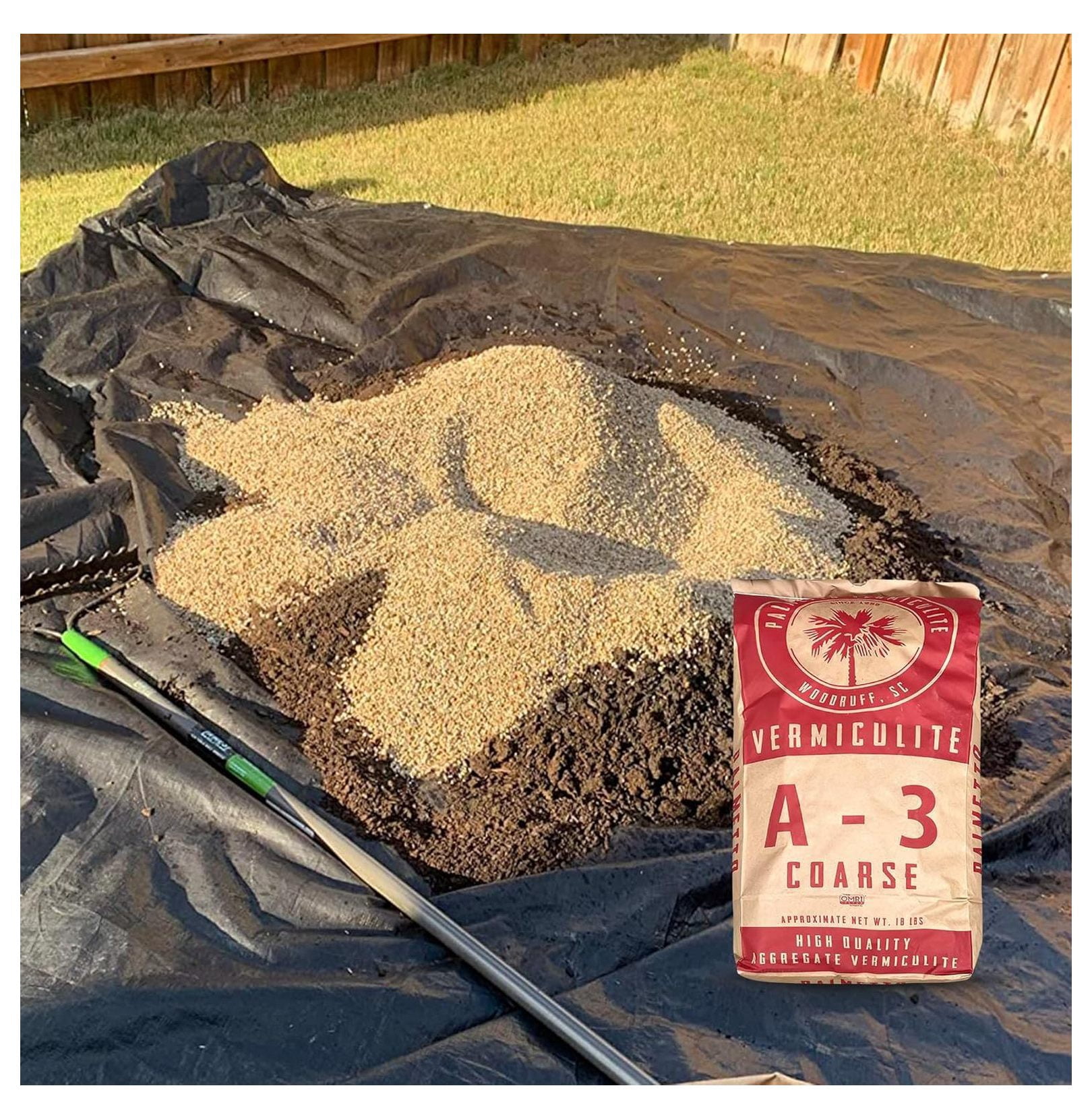 Coarse Vermiculite Potting Soil Mix for Planting, 4 Cu Ft, 18 Lbs