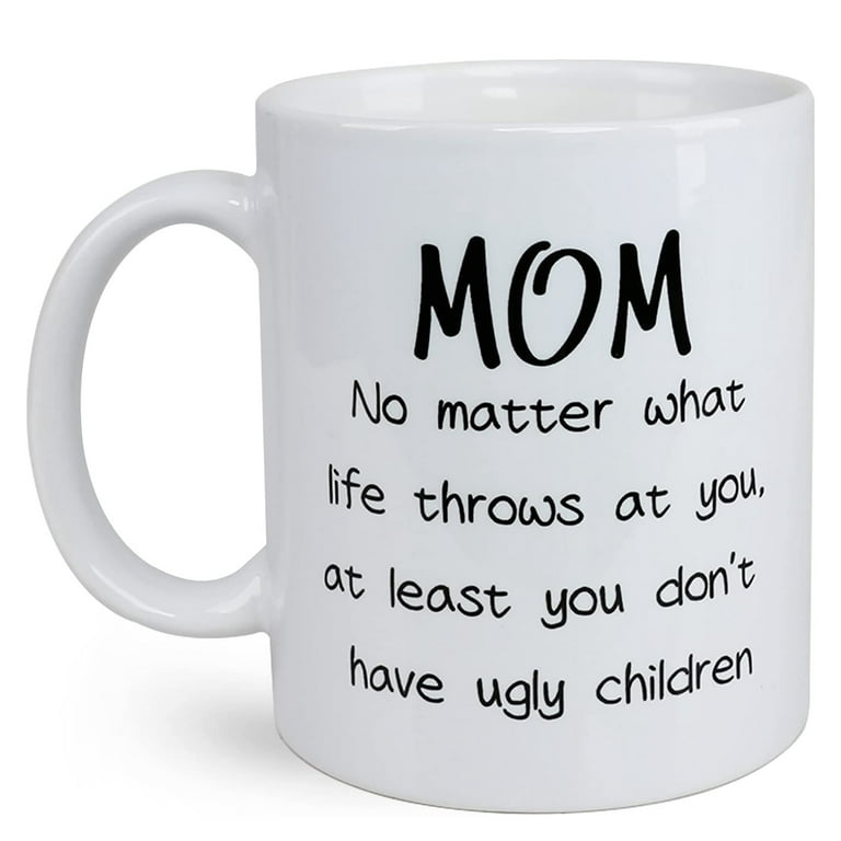 Rikat101 Funny Mom Mug, Mother's Day Gift, Mom Birthday Present, Best Mom  Ever, From Daughter, From Son, Christmas Gift for Mom, Mom Coffee Cup BDVA  – Designfullprint