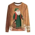 thumbnail image 6 of YUGYXL Womens Christmas Sweatshirts Loose Fit Christmas Patterns Long Sleeve Pullover Casual Holiday Merry Xmas Sweatshirt G Multicolor S, 6 of 9
