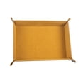 thumbnail image 1 of LOVIVER Foldable Dice Tray Set PU Leather Dice Rolling Holder Flannel Reinforced Bottom Flannel Yellow, 1 of 8