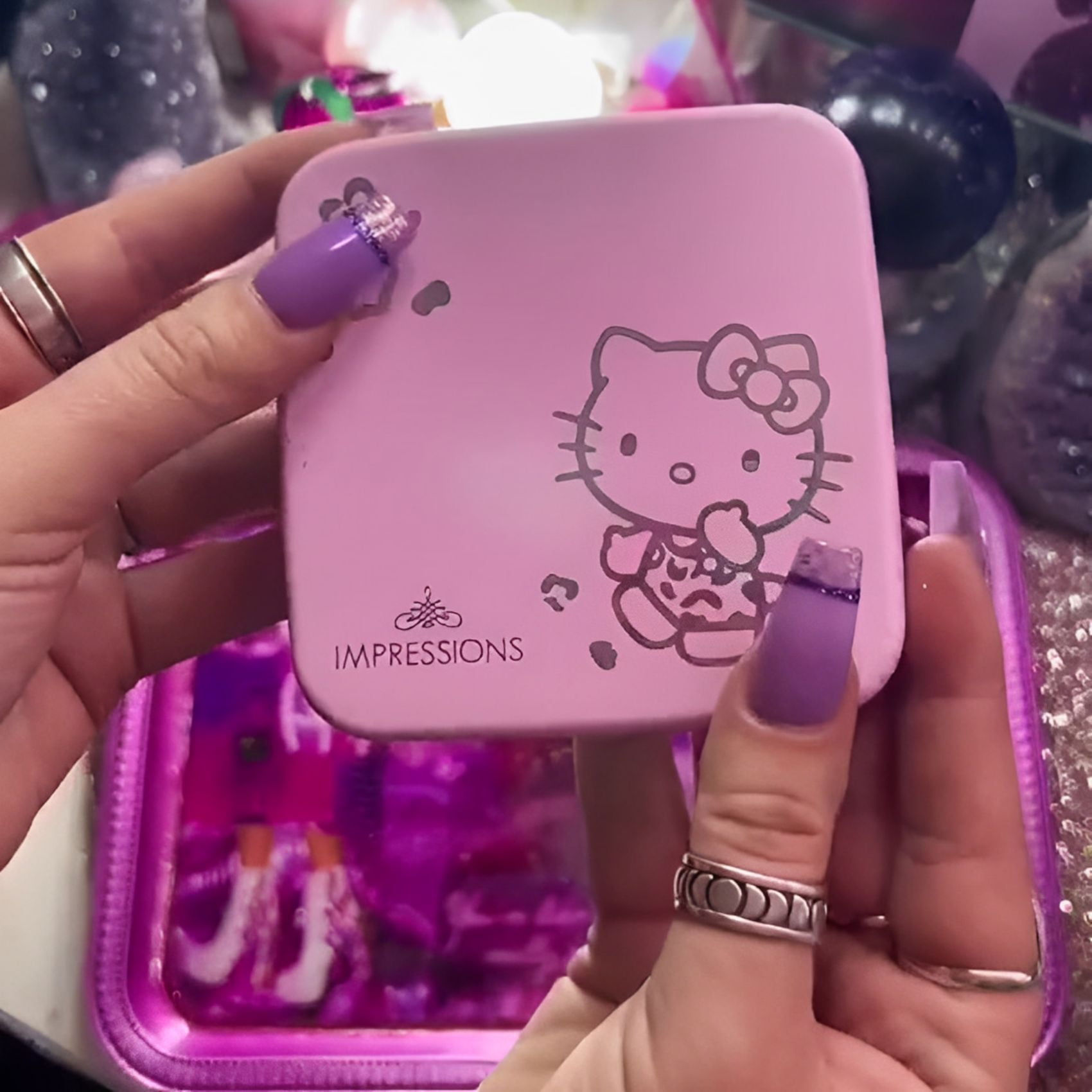 Impressions Vanity LED Hello Kitty 2X Mag. Compact Mirror