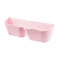 thumbnail image 1 of 2 Pcs Durable Multi-color Wall-mounted Shoe Rack Storage Box For Easy Perforation-free Three-dimensional Shoe Rack Hanger Wave Edge, Pink, 1 of 4