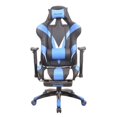 thumbnail image 4 of ViscoLogic Chaise de Bureau Réglable en Hauteur avec Repose-Pieds VIPER High-Back Gaming Racing (Noir et Bleu), 4 of 7