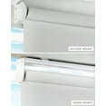 CHICOLOGY SnapN'Glide Cordless Roller Shade, Byssus White (Blackout