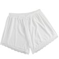 thumbnail image 2 of Womens Swim Bottoms Plus Size Under $10 Stretch Solid High Waist Drawstring Lace Beach Conservative Swimming Shorts, 2 of 5