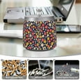 thumbnail image 6 of Yayeee Ashtray with Lid for Cigarette Smokeless Stainless Steel Home Ash Holder, Small Colorful Flower, 6 of 7