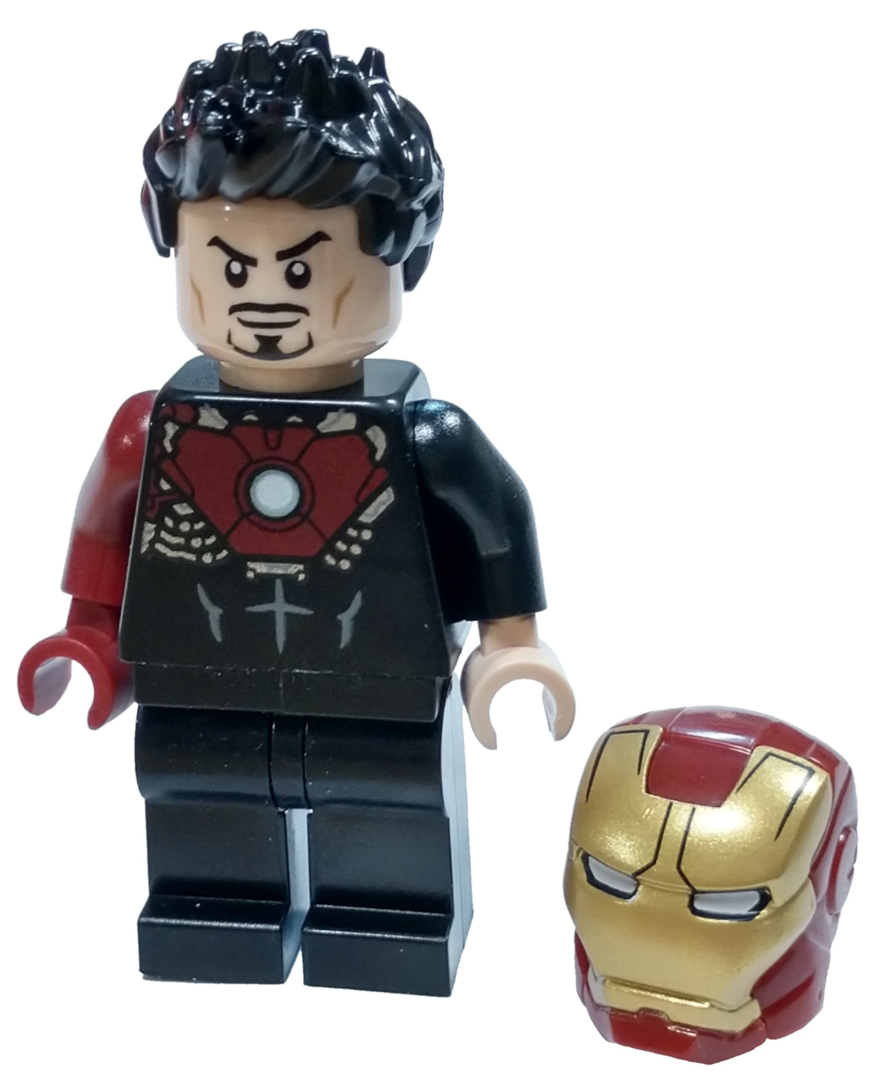 race suit lego Custom PAD UV PRINTED Minifigure Tony Stark-Iron Man Tony Stark 