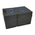 thumbnail image 2 of Caja de batería de bicicleta eléctrica, caja de almacenamiento de batería con mango plegable, soporte de batería portátil, Estuche de transporte para Estilo B, 2 of 8