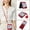 Red, variant on Dteck Crossbody Shoulder Strap Case for Samsung Galaxy Z Flip 7, Shockproof Card Slot Case Slim Lightweight PU Leather Case, Purple