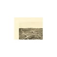 thumbnail image 4 of Historic Panoramic View - South Newmarket New Hampshire - Norris 1884 - Vintage Wall Art, 4 of 4