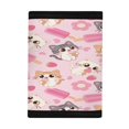 thumbnail image 3 of POLERO Cute Kitten Ice Cream Pattern Slim Cardholder Wallets, Polyester Trifold Purse Portable Children's Wallet for Outdoor Sports Travel, 3 of 7