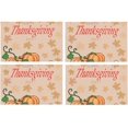 thumbnail image 4 of EREHome Thanksgiving Day Pumpkin Placemat Plate Holder Set of 4, Table Mats Protector 12x18 inch, 4 of 5