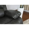 thumbnail image 4 of Titan Furnishings 82" Transitional Faux Leather Reclining Sofa in Gray, 4 of 16