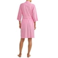 thumbnail image 3 of Lissome Women's & Women's Plus 3/4" Sleeve Terry Belted Robe, 3 of 3