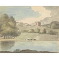 thumbnail image 2 of Charles Hamilton Smith 24x20 Gold Ornate Framed and Double Matted Museum Art Print Titled - River Landscape, 2 of 4