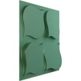 thumbnail image 2 of 19 5/8"W x 19 5/8"H Clover EnduraWall Decorative 3D Wall Panel, Universal Pearl Metallic Sea Mist (Covers 2.67 Sq. Ft.), 2 of 6