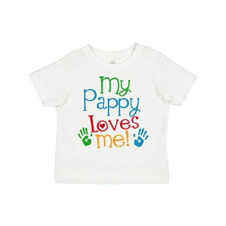 

Inktastic My Pappy Loves Me Gift Toddler Boy or Toddler Girl T-Shirt