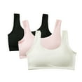 thumbnail image 3 of SILVERCELL 3 Pack Training Bras for Girls-Sports Bra, Fitness Bra, Padded Everyday Bra Bralette,Crop Cami Tank Top 12-16Y, 3 of 10