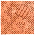 thumbnail image 4 of Outdoor Patio 12-Diagonal Slat Interlocking Deck Tile, 4 of 4