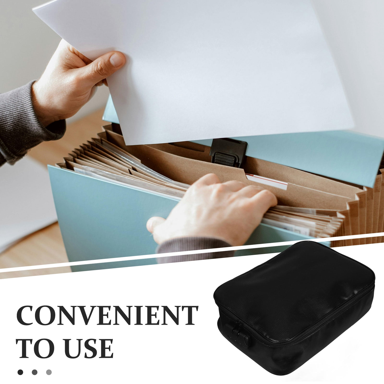 AURARMLET -Resistant File Organizer with Multi-Layer Compartments for Secure Document Storage and Efficient Office Organization