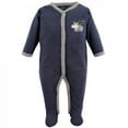 thumbnail image 3 of Luvable Friends Baby Boy Cotton Snap Sleep and Play 3pk, Dog, 0-3 Months, 3 of 4