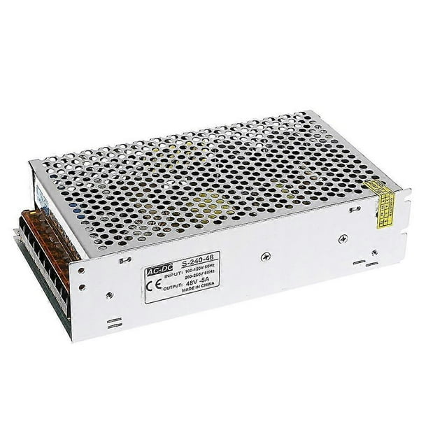 SHNITPWR 24V Power Supply 10A 240W AC DC Adapter, DC 24 Volt 10 Amp Switching Power Converter Transformer LED Driver 110V / 220V AC in for LED Light Strip 3D Printer
