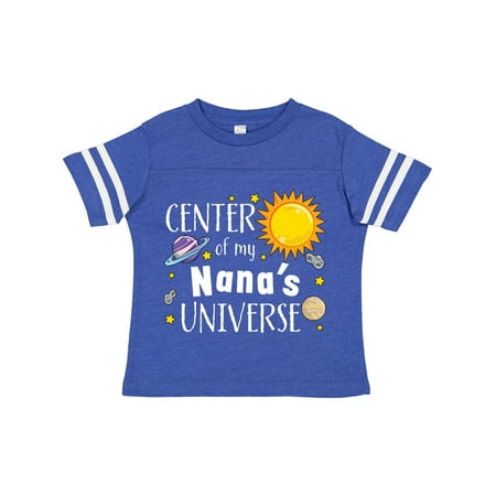 

Inktastic Center of My Nana s Universe Boys or Girls Toddler T-Shirt