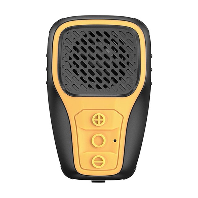 Injueey Altavoz exterior ligero con sonido de primera calidad, resistente al agua y manos libres, inalámbrico portátil Cables de audio/vídeo Amarillo