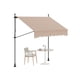 thumbnail image 1 of Yeshouse Toldo retrácmanual, toldo de Patio de 118 "x118" protección solar Exterior Exterior al aire libre, ángulo y altura regulable toldo retrácprotección UV para cualquier ventana o puerta, 1 of 7