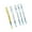 4 white, variant on 1 Set Gold Silver White Gel Pen Quick-Drying Highlight Gel Pen 1.0mm Gel Inks Pen for Black Paper Drawing Illustrations