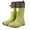 Green, variant on Rain Boots For Men Women Comfortable Mid High Calf Rubber Outdoor Hiking Camping Adventure Footwear Rain Shoes Brown,29/200mm