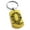 Gold, variant on Stainless Steel Letter Q Initial Dotted Monogram Engraved Engraved Dog Tag Keychain Keyring