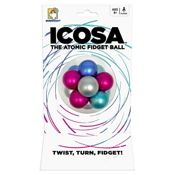 Brainwright - Icosa Ice - The Atomic Fidget Ball. Twist Turn Fidget!