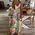 thumbnail image 3 of Easter Bunnies Rabbits Sleeveless Dress for Women Clothing Female Women's Summer Skirt, 3 of 7
