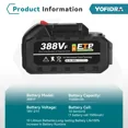 thumbnail image 5 of Batería recargable de iones de litio Yofidra de 7500 mAh a 22 500 mAh, herramienta eléctrica de alta capacidad, batería de repuesto para taladro, llave, herramienta sopladora, 5 of 5
