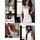 thumbnail image 2 of Lencería de mujer Satén Encaje Chemise Camisón Sexy Full Slips Ropa de dormir Vhermosa, 2 of 6