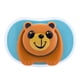 thumbnail image 1 of Chupete de silicona para bebé recién nacido de dibujos animados tipo pulgar apacigua el pezón (azul, oso de cabeza plana), 1 of 1