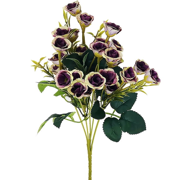 Ramo de rosas artificiales Toystoory 2020 decorativo morado oscuro
