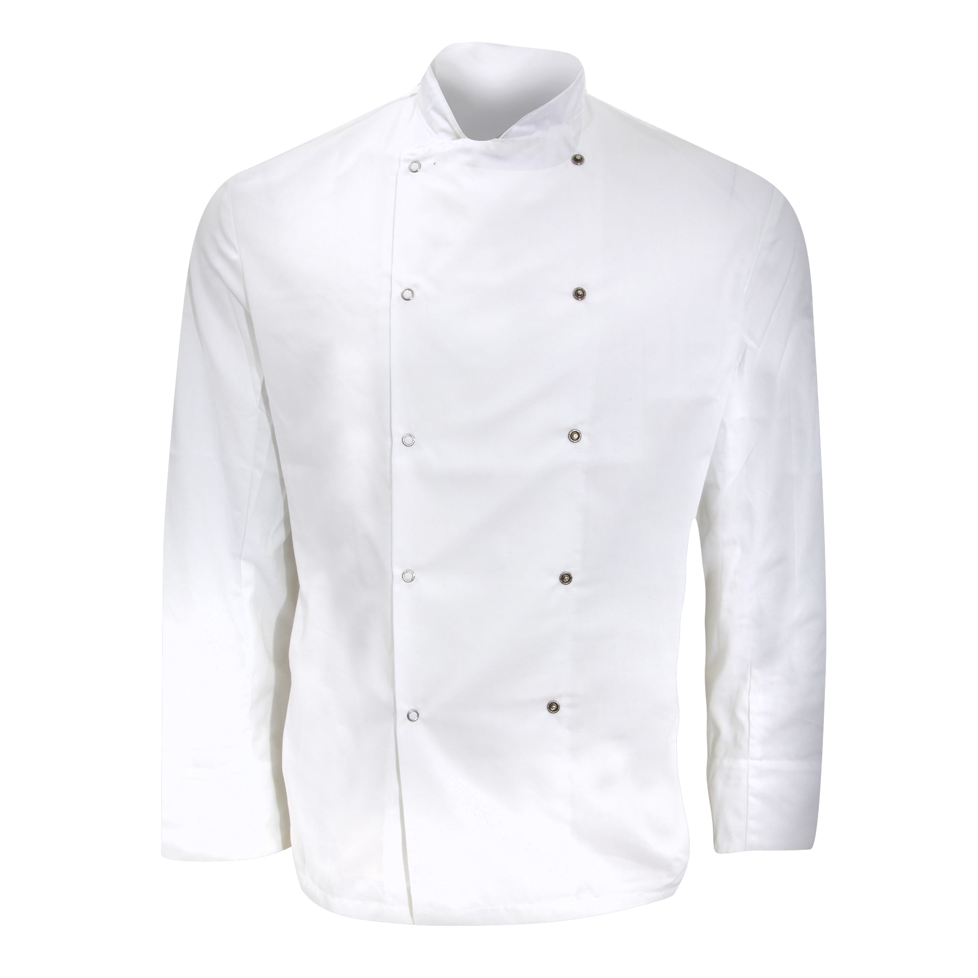 Dennys Long Sleeve Chef's Jacket Cooks Kitchen Top Studded Ventilated DD33L 