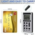 thumbnail image 5 of DEBGFS Portable AM FM Radio  Walkman Radio with Digital Tuning LCD Display  Rechargeable Pocket Radio with Earphone  Small Radio with Detachable Belt Clip for Walking  Jogging, 5 of 5