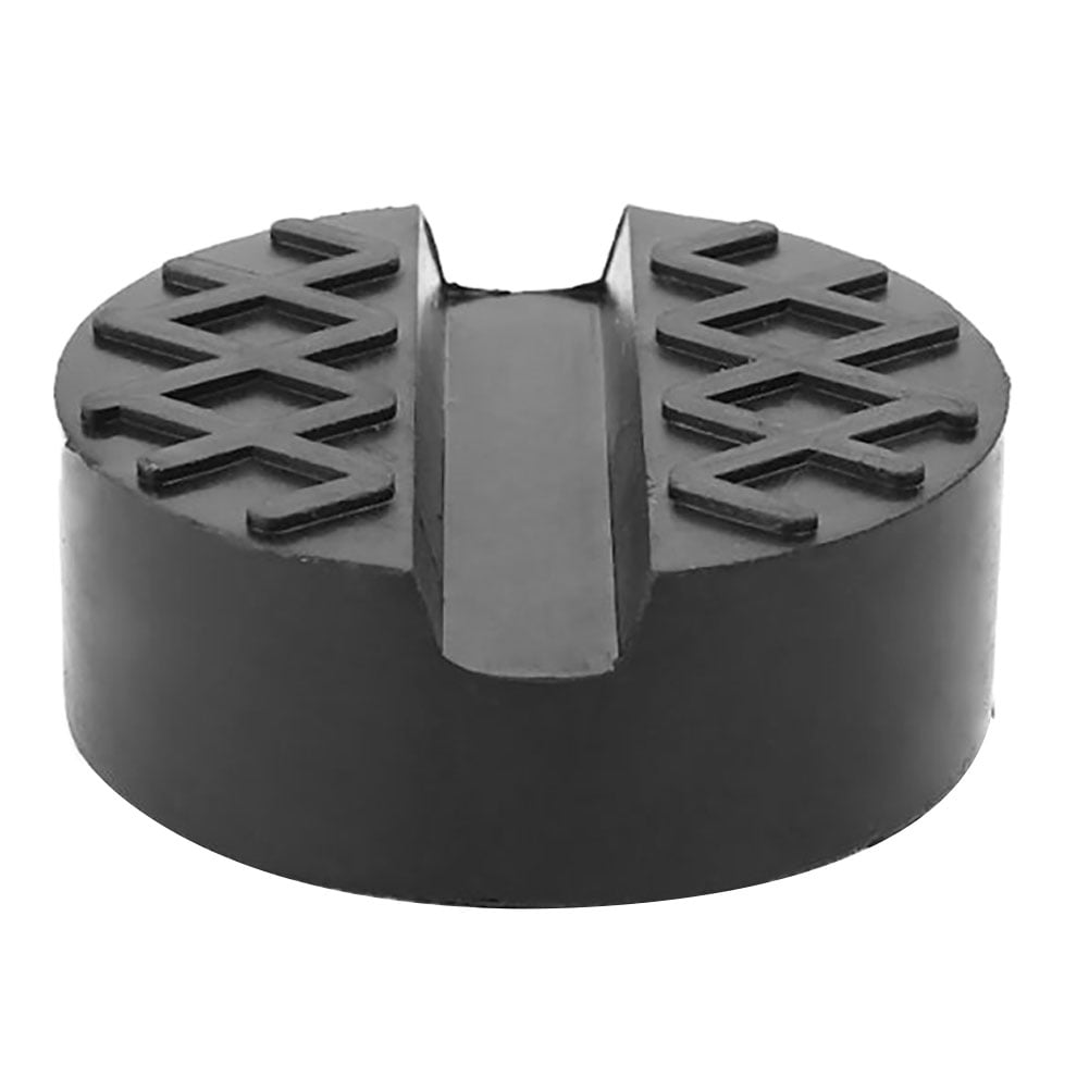 Black Diameter 6.5cm Smooth Surface Rubber Car Floor Jack Pad Tool Protector 