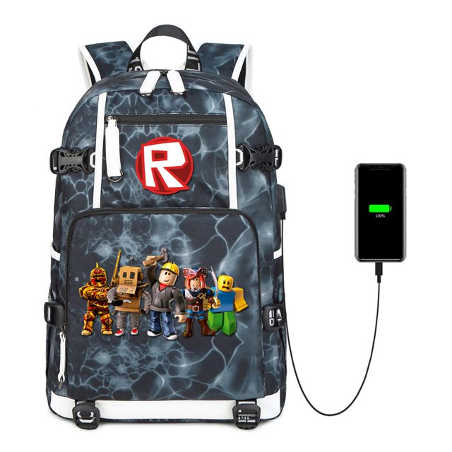 Mochila escolar de gran capacidad para hombre y mujer, bolsa de viaje para ordenador portátil, interfaz de carga de auriculares, impermeable