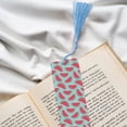 thumbnail image 6 of Kdxio Watermelon Print Metal Tassel Bookmarks,Perfect Gift for Art Lovers and Bookworms Metal Bookmarks for Women, 6 of 8